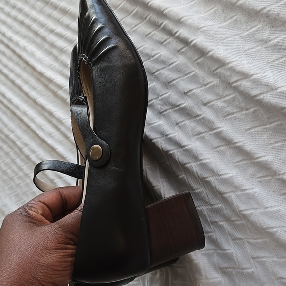 Signature By Journee Collection Black Genuine Leather Mary Jane Women's Shoes - Picture 2 of 11
